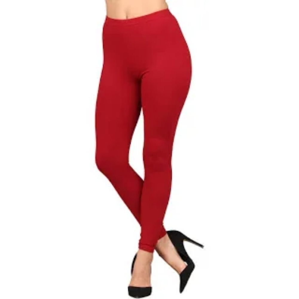 Lildy women's red leggings size: L